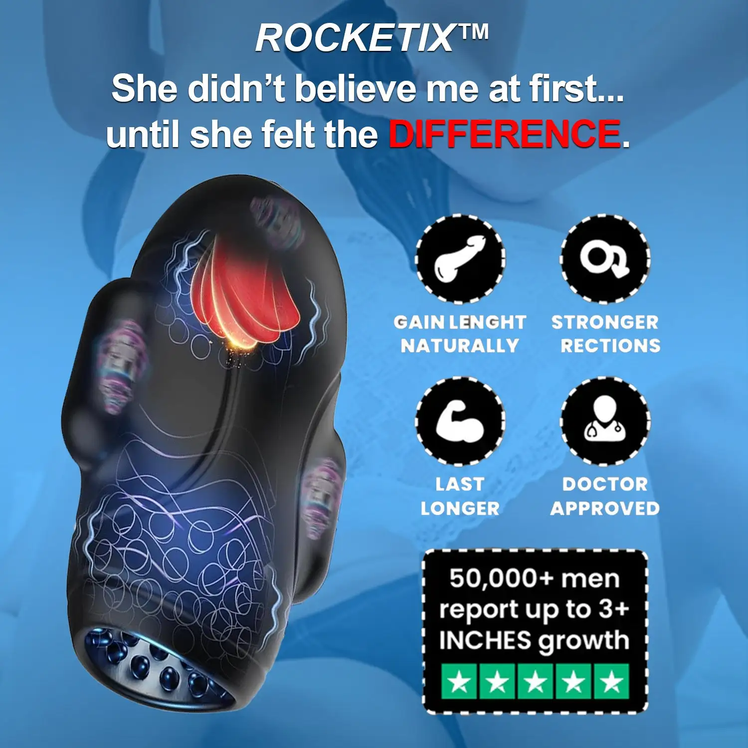 💪 2026 Upgraded ROCKETIX™ Vibrator - Smart AI 5in1 Performance Therapy Trainer